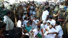 Youth Congress protest before Secretariat on self-financing colleges issue on Monday