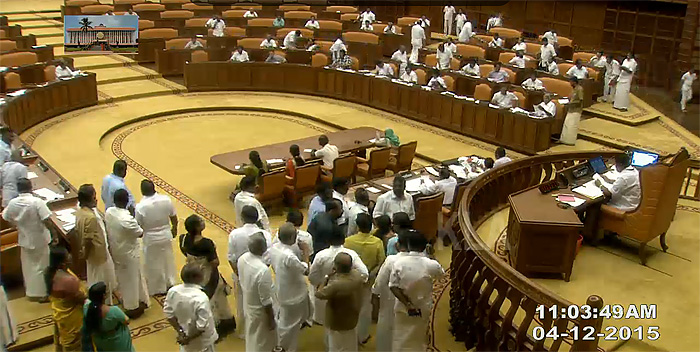 Opposition disrupting Assembly proceedings on Friday