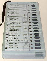 Ballot unit of EVM