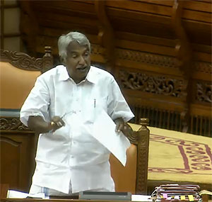 Chief Minister Oommen Chandy replying to debate on supplementary demands for grants on Tuesday