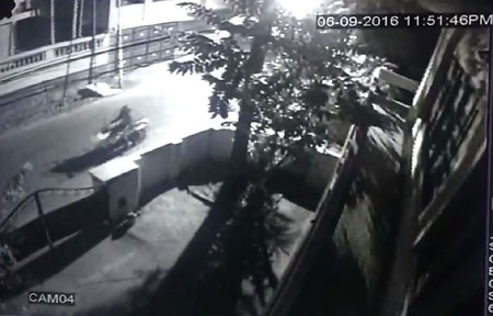 Bomb attack on BJP headquarters: Attacker caught on surveillance camera